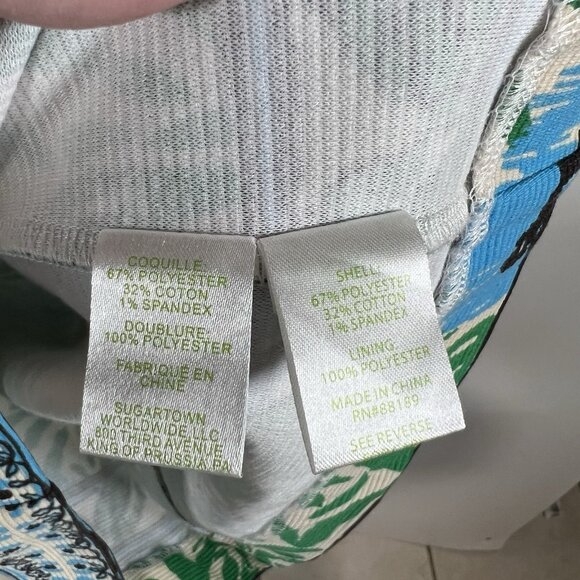 Lilly Pulitzer Layton Sea Oat Ikatty Engineered Print Shift Dress‎ Size Small - Picture 7 of 10